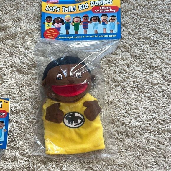 New Lakeshore Let's Talk Kid Hand Puppet Classroom Learning Lot of 6 - Picture 4 of 9